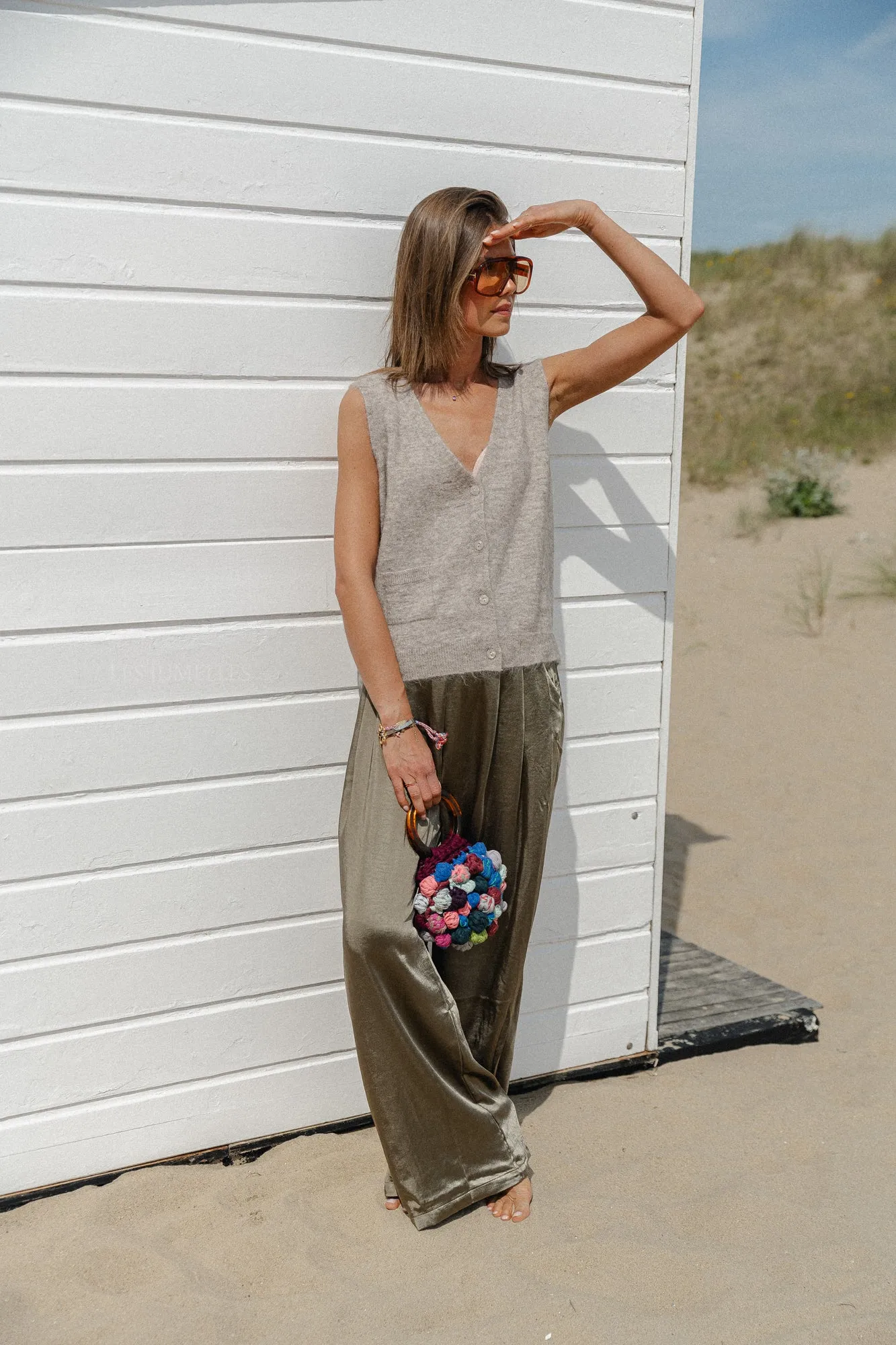 VILisa HW pants gothic olive