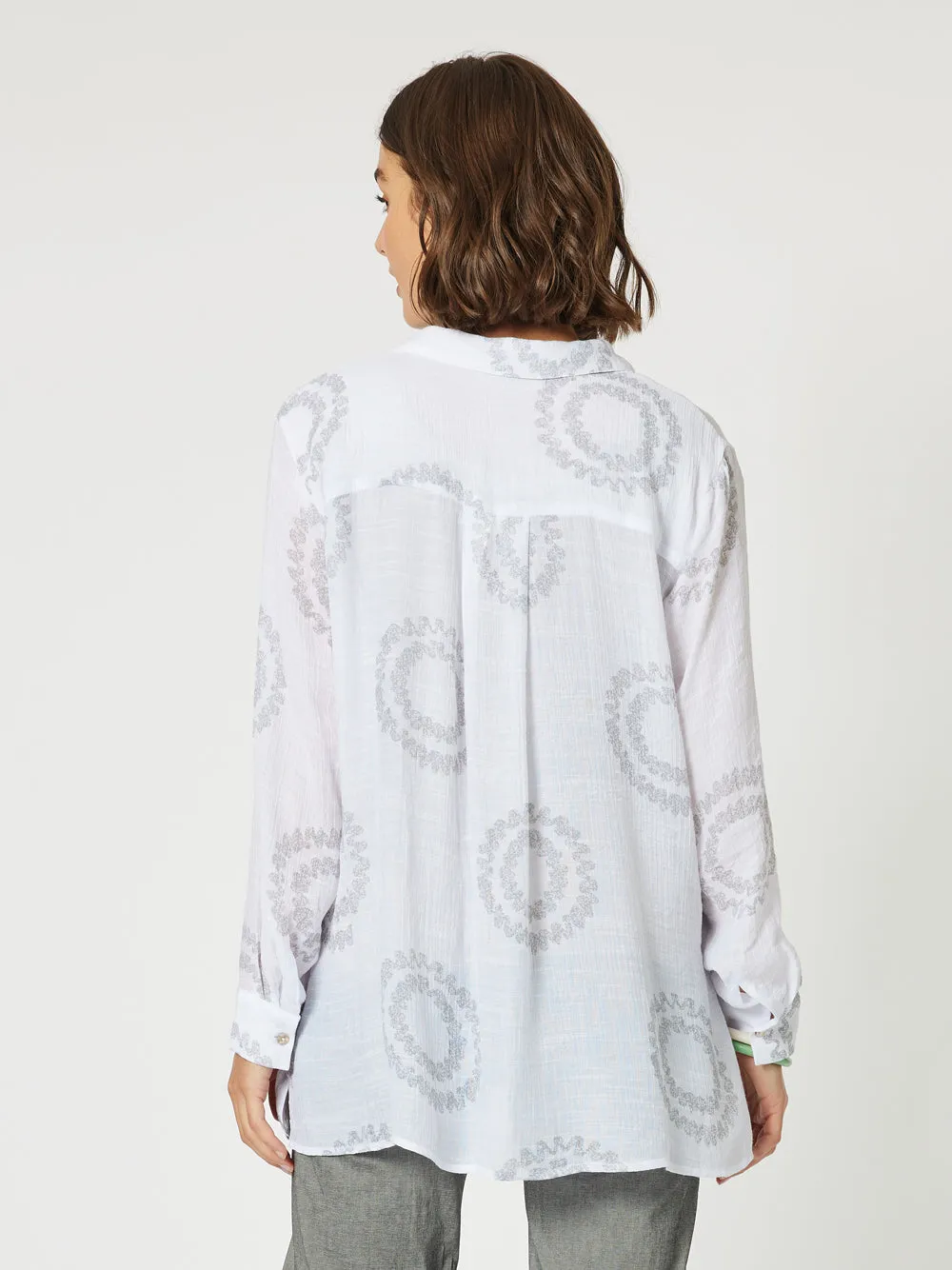 Zig Zag Shirt - White